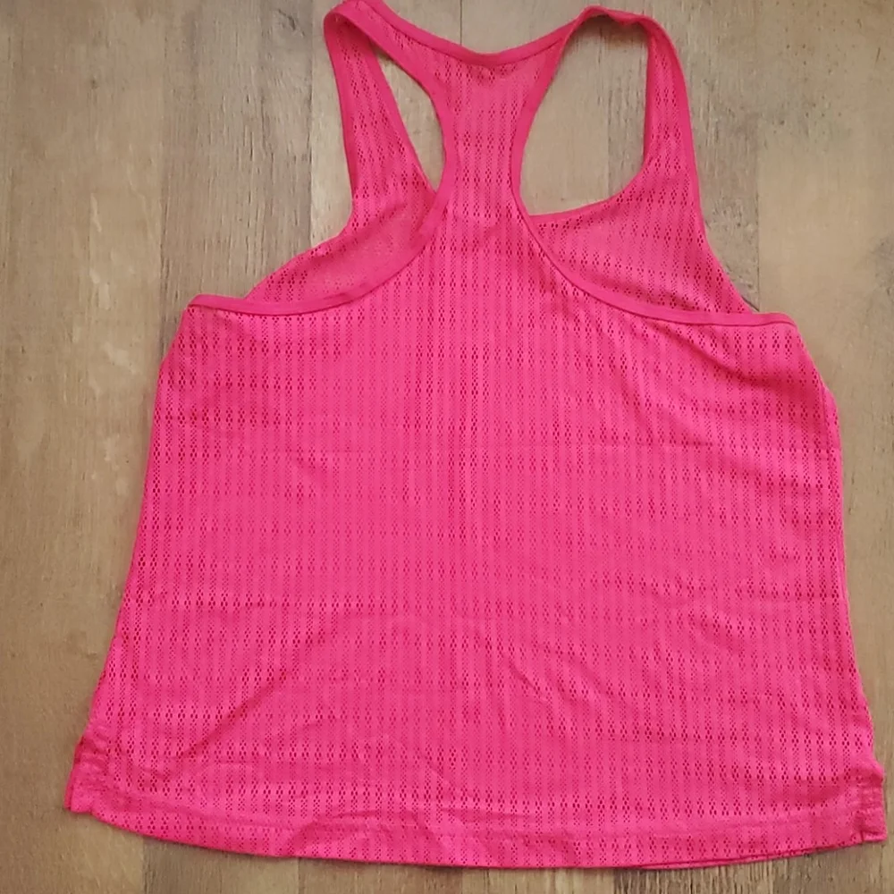 C9 Champion Girls Pink Athletic Mesh Tank Top and Grey Shorts Outfit Girls 14-16